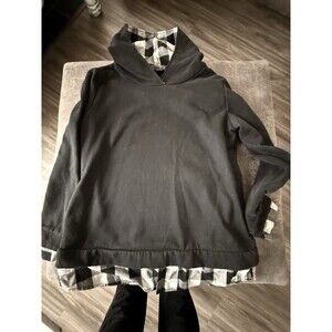 EA Selection Buffalo Plaid Hoodie Women's Size L